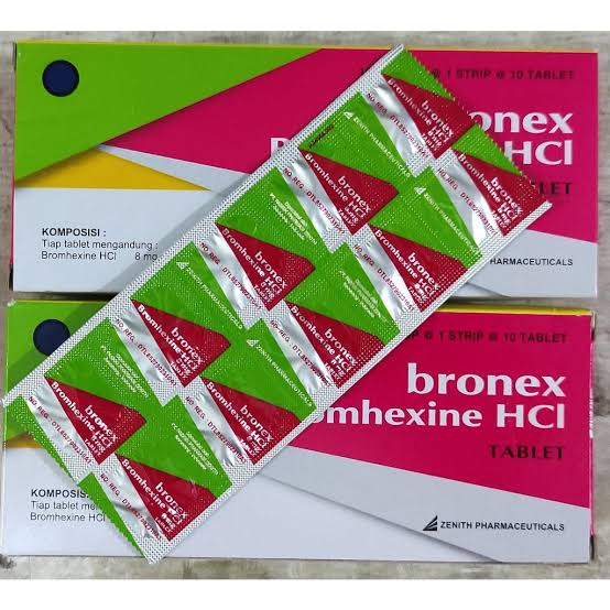 Bronex Bromhexine HCl Strip Batuk Berdahak ORIGINAL-BPOM