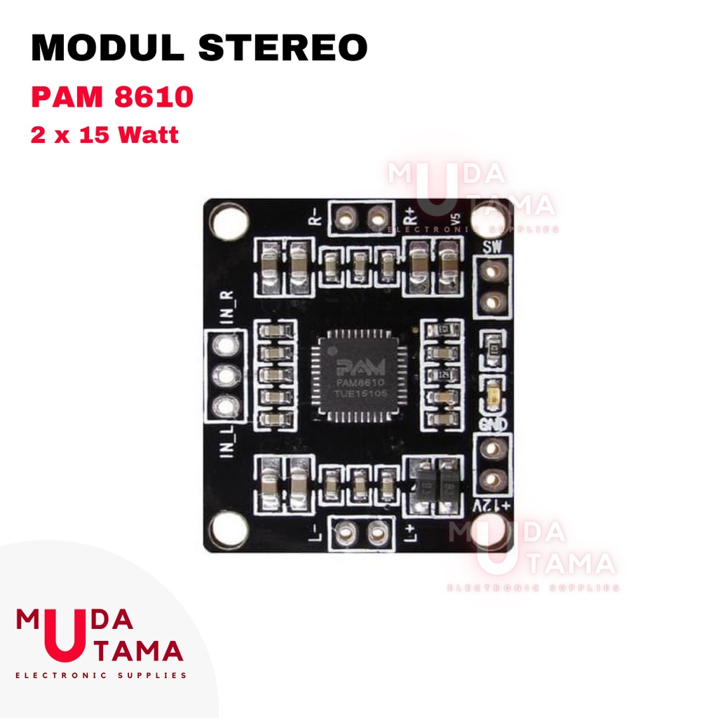 Modul Amplifier PAM8610 - Amplifier 2 x 15 watt