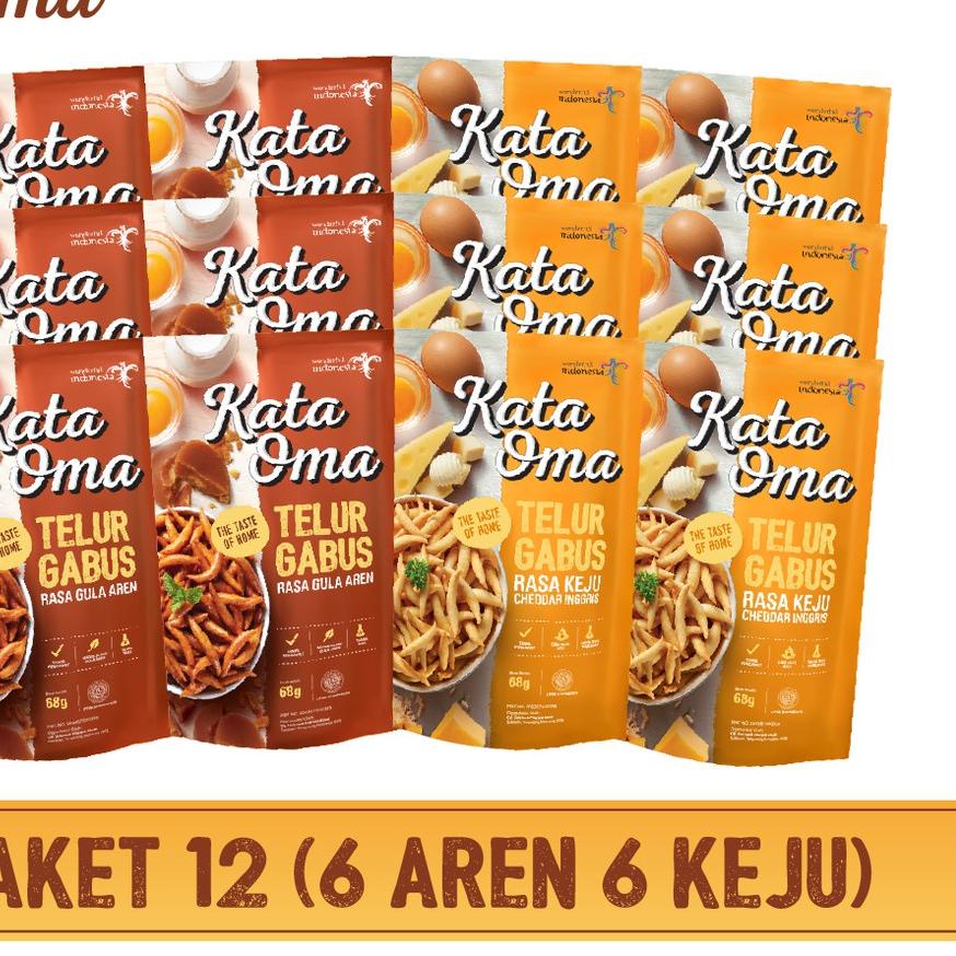 

❃ Kata Oma Telur Gabus Paket Isi 12 ➴