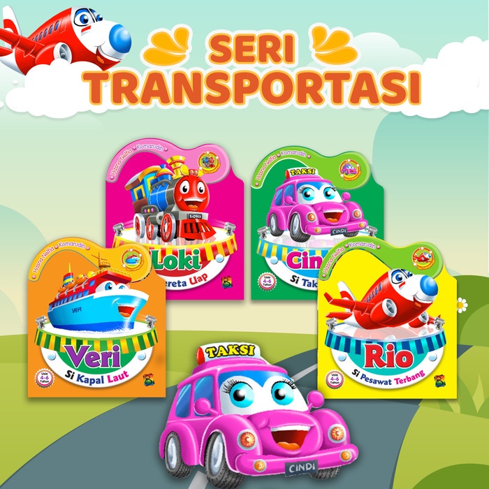Terlaris Buku Anak Seri Transportasi Bestari Kids