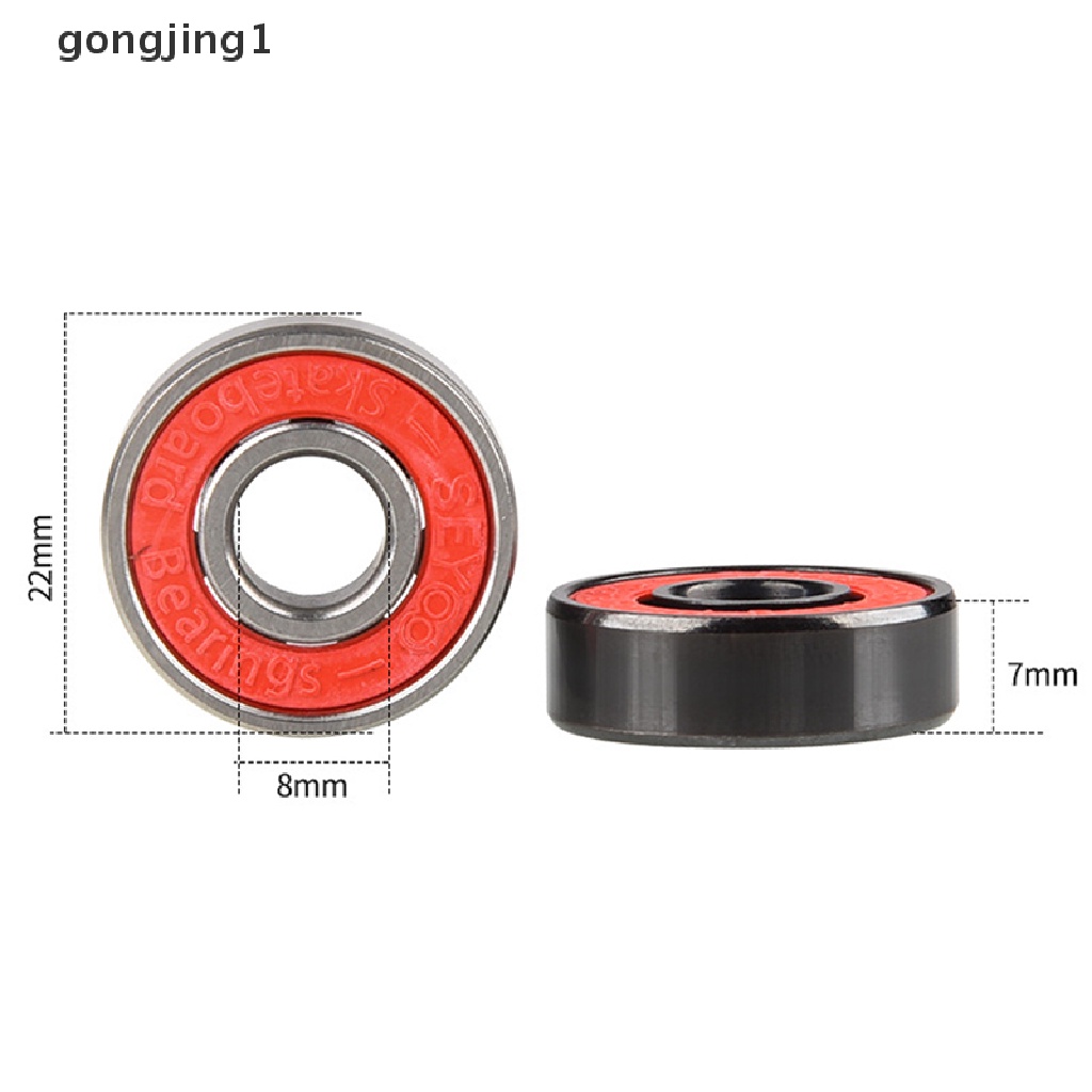 Ggg 1pc Keramik Bola Anti Karat Skateboard 608inline Roller Wheel Bearing 8x22x7mm ID