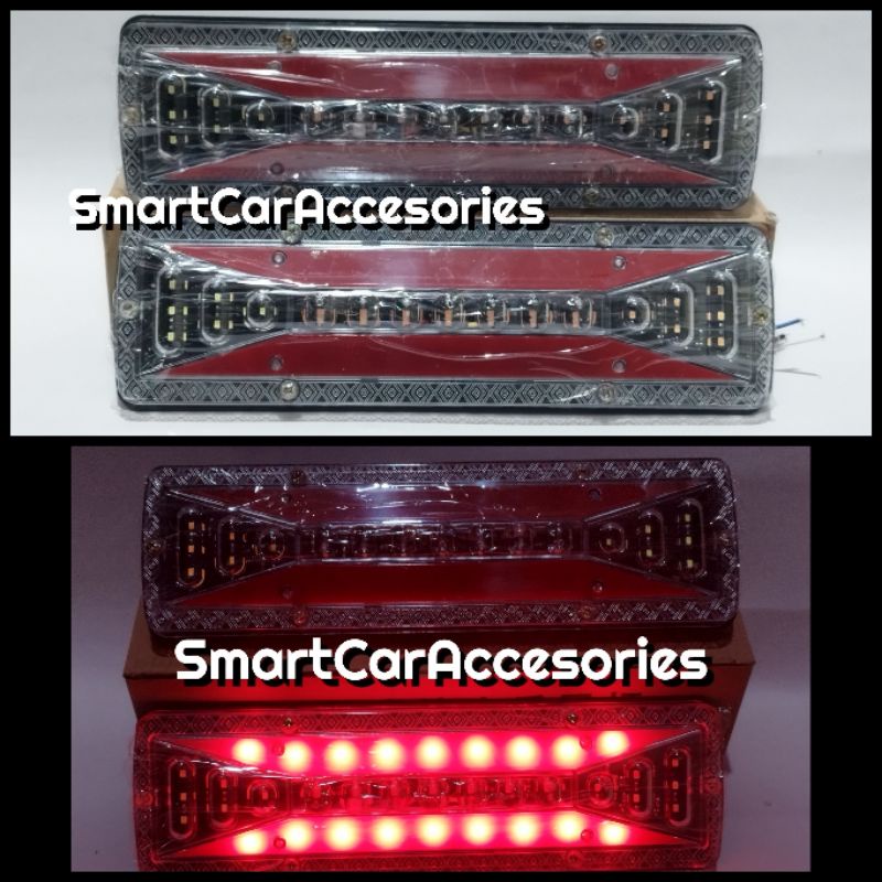Lampu Stop Lamp Stoplamp Led Variasi Universal Running Mobil Truk 12Volt L300 Carry Futura Katana Pa