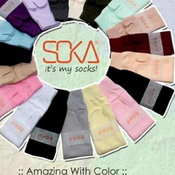 ♝ [KaosKakiMuslim] 1 lusin - Kaos Kaki Soka - jempol ✈