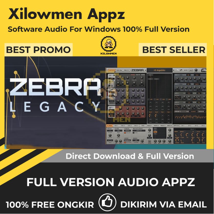 [Full Version] U-he Zebra Legacy Pro Lifetime Audio Software WIN OS