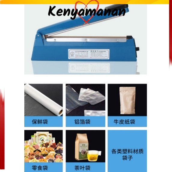 COD 1.3 KG IMPULSE SEALLER 200 MM 20 CM ALAT PRESS PLASTIK SEALER PEREKAT PRES PLASTIK SNACK JAJANAN
