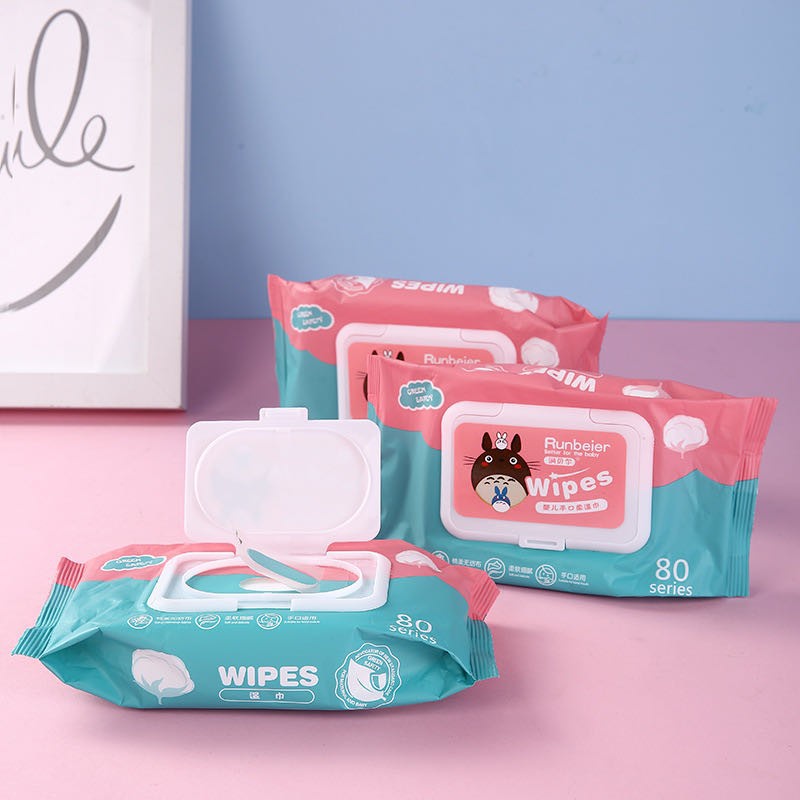 1234OS - Tissue Basah bayi pure baby wipes non perfumed tisu basah bayi isi 80s.