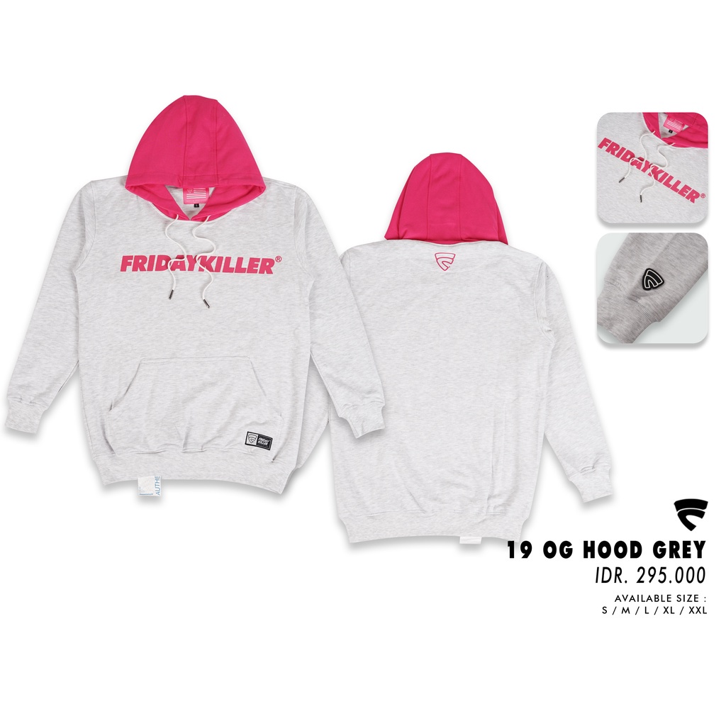 JAKET FRIDAY KILLER | 19 OG HOOD GREY