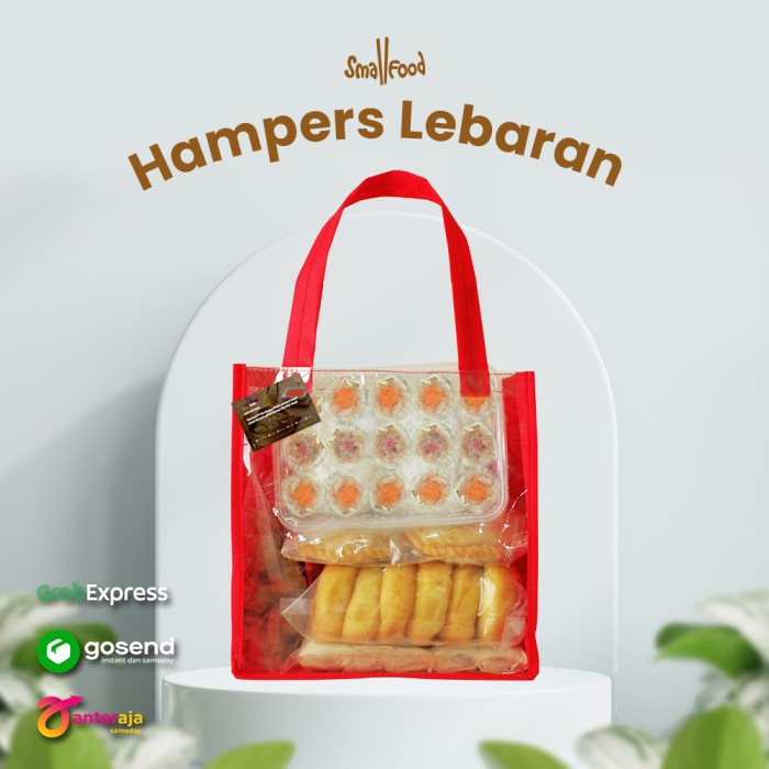 

Hampers Lebaran 4 Dimsum Siomay Lasagna Pisang Coklat Keju