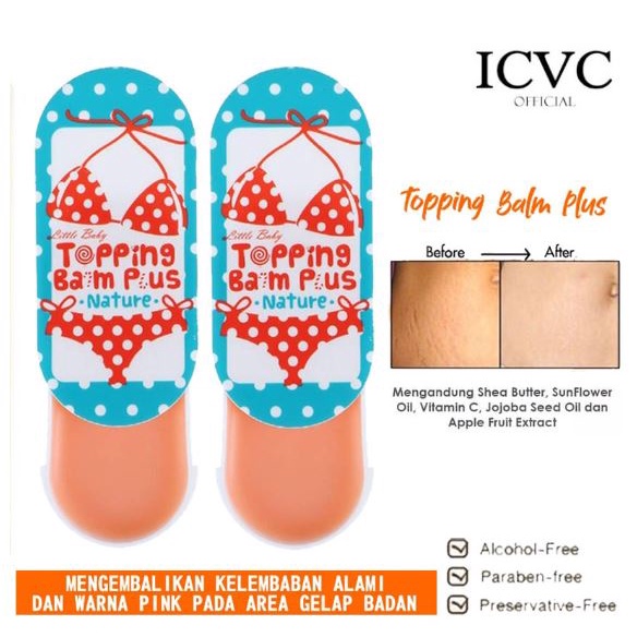 COD Topping Balm Plus By Little Baby Thailand Skincare Pencerah Area Gelap Tubuh Original