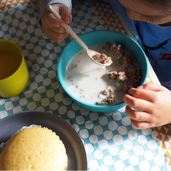 EKOBO Bamboo Kids Bowl Set Of 4 - Mangkok Makan Anak peralatan Makan Mangkuk Mangkok Anak Bayi MPASI