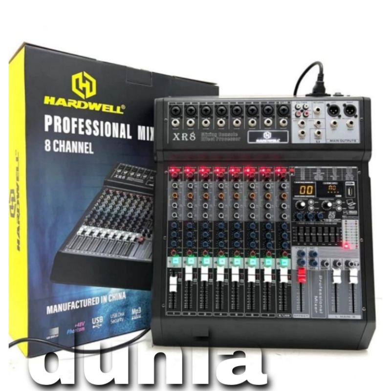 Mixer Hardwell XR 8 Original 8 Channel HARDWELL XR8