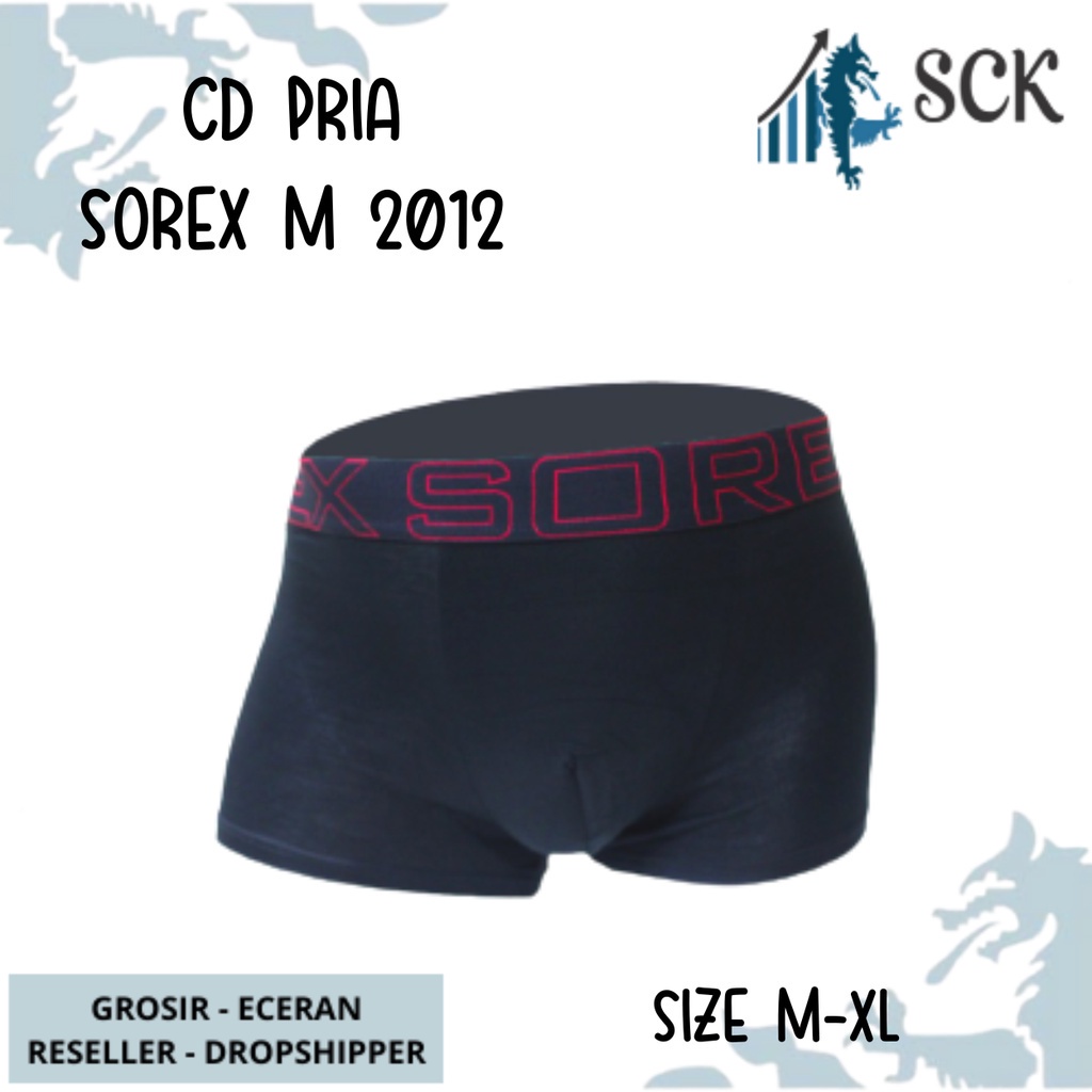 [ISI 3] CD Pria SOREX 2012 Model Boxer Cowok / Boxer Pria Cowok SOREX - sckmenwear GROSIR
