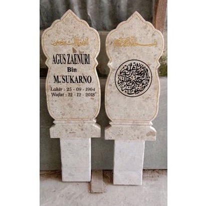 PATOK MAKAM MARMER-BATU NISAN TANCAP