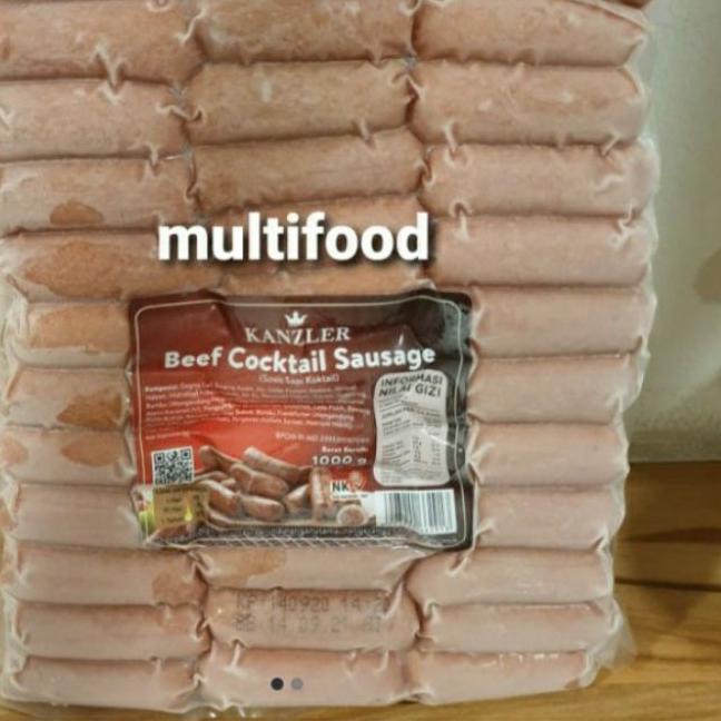 

✥ Kanzler Sosis sapi beef cocktail 1kg / sosis sapi premium 1000gram ★