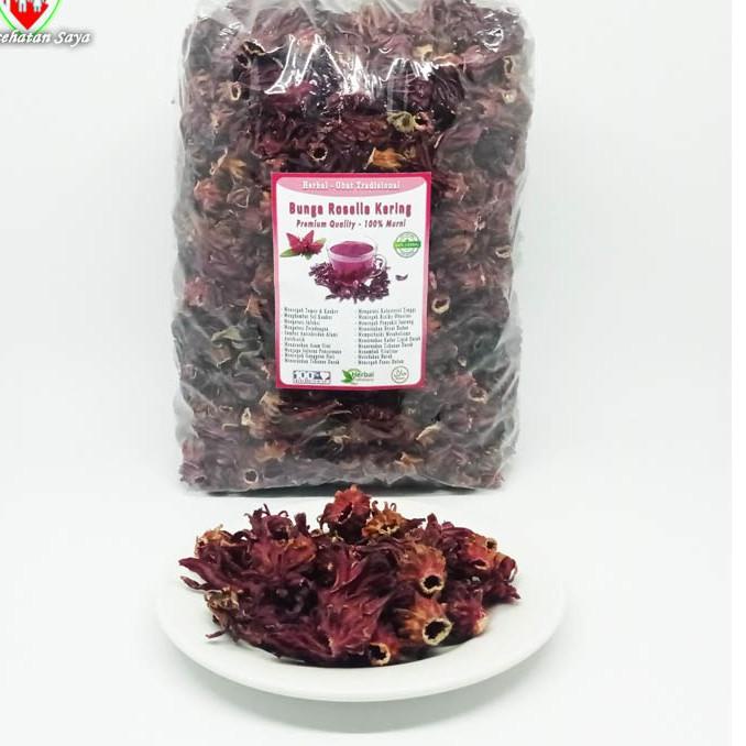 

➻ Bunga Rosella Merah Kering 500 gram / Teh Rosella ♦