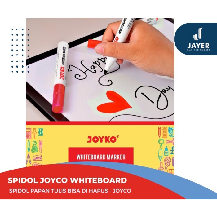 Spidol whiteboard JOYKO papan Tulis bisa dihapus