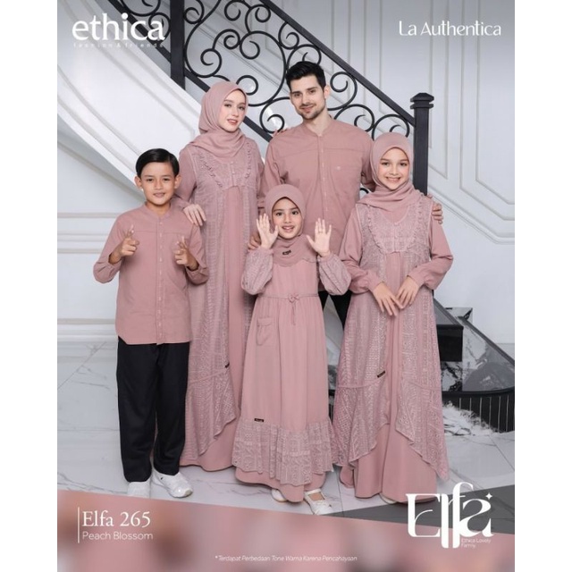 sarimbit ethica peach/elfa 265/sarimbit keluarga ethica