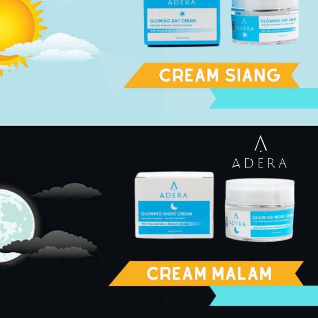 ✿ ADERA CREAM SIANG MALAM / ADERA KRIM / ADERA NIGH CREAM / ADERA DAY CREAM / CREAM SIANG MALAM ☼