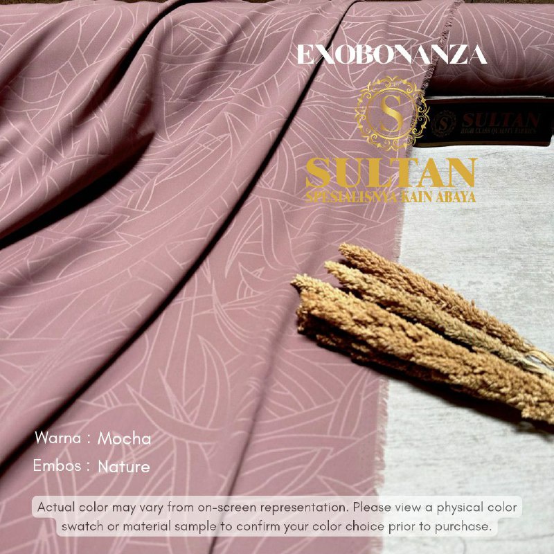 50CM EMBOS NATURE EXO BONANZA MOCHA KAIN ABAYA SULTAN