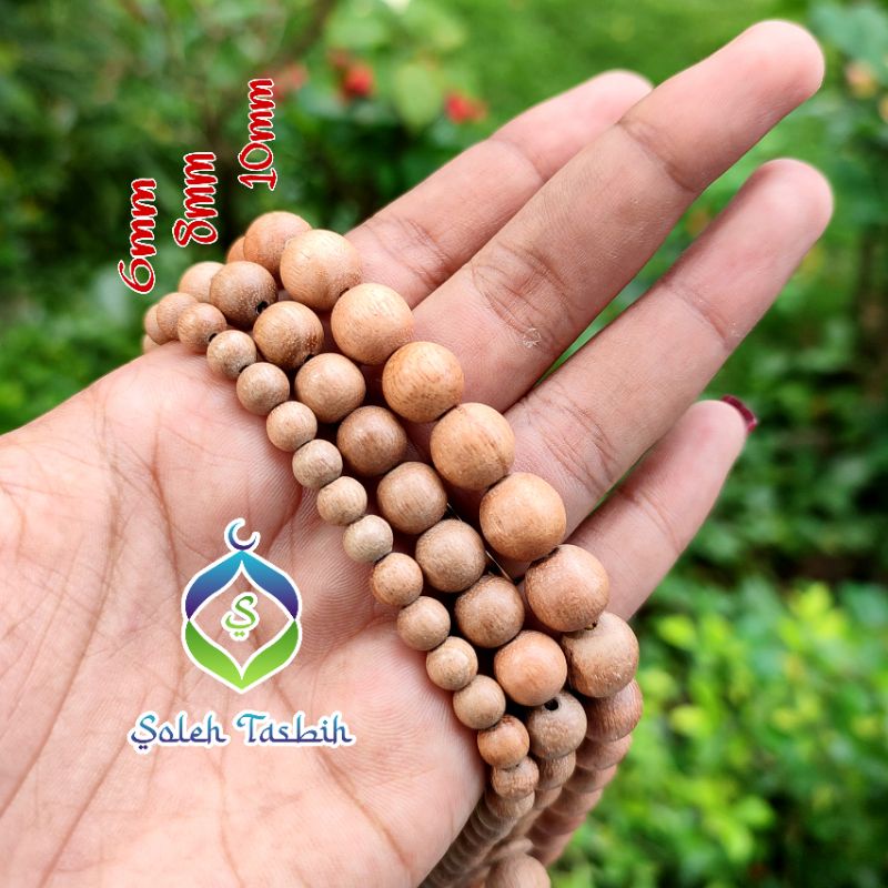 Tasbih Bidara Arab Size 6mm, 8mm, 10mm_Isi 99 Butir