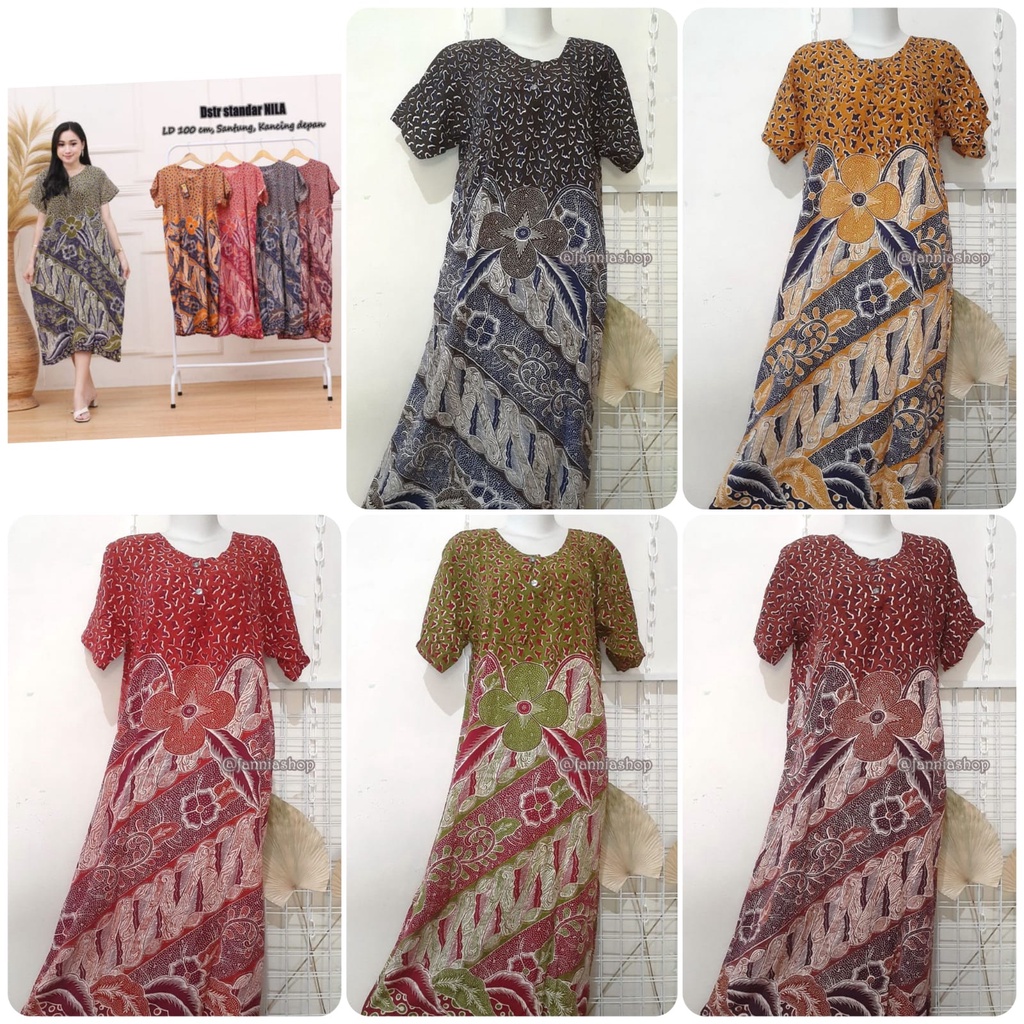 Daster kekinian / Daster batik busui / Daster murah banyak motif / Daster ibu