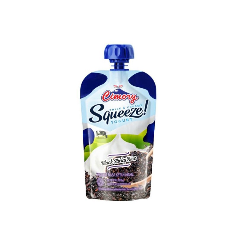 Cimory Yogurt Squeeze Black Sticky Rice 120 g