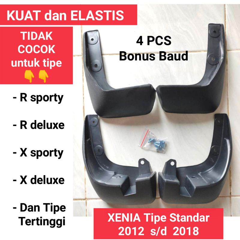 Mudguard Mobil Karpet Lumpur Calya Sigra Kualitas Premium Avanza Xenia Kijang Grand Max Agya Ayla