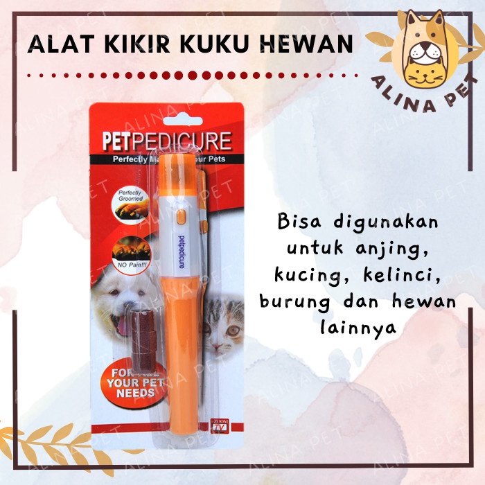Gunting Kuku Pet Pedicure/ Alat Kikir Kuku Hewan/ Alat Kikir Kuku Anjing Kucing