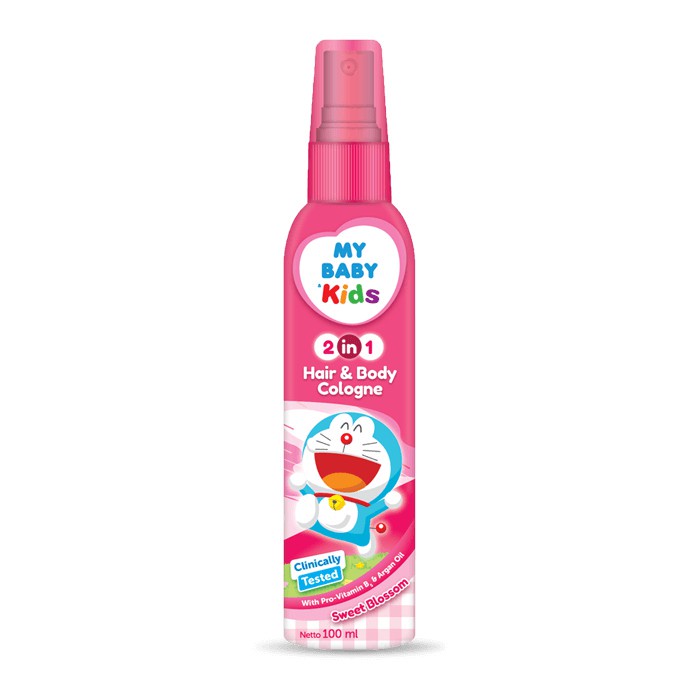 MY BABY KIDS 2IN1 COLOGNE 100ML PINK
