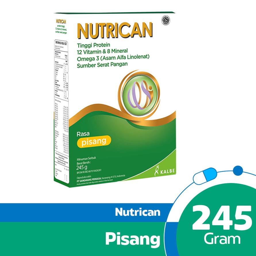 

◘ Nutrican Pisang 245gr - Tinggi Energi dan Protein ☻