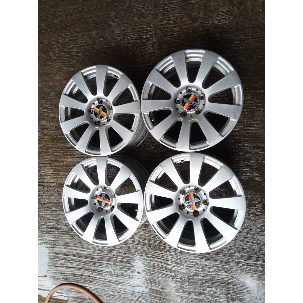 velg original mercy c 200 ring 16 pcd 5x112 warna silver cocok untuk vw audi
