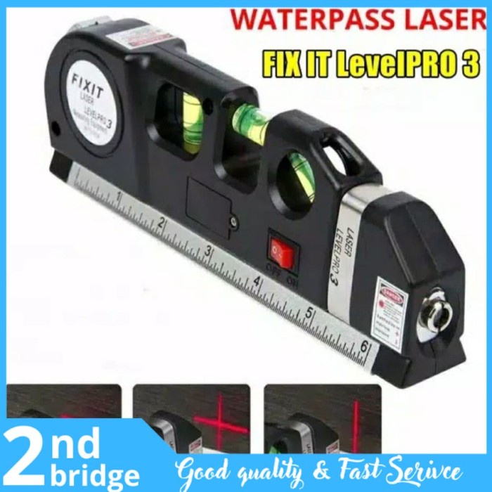 Lester Pro / Meteran Laser Waterpass Digital ORIGINAL 2B