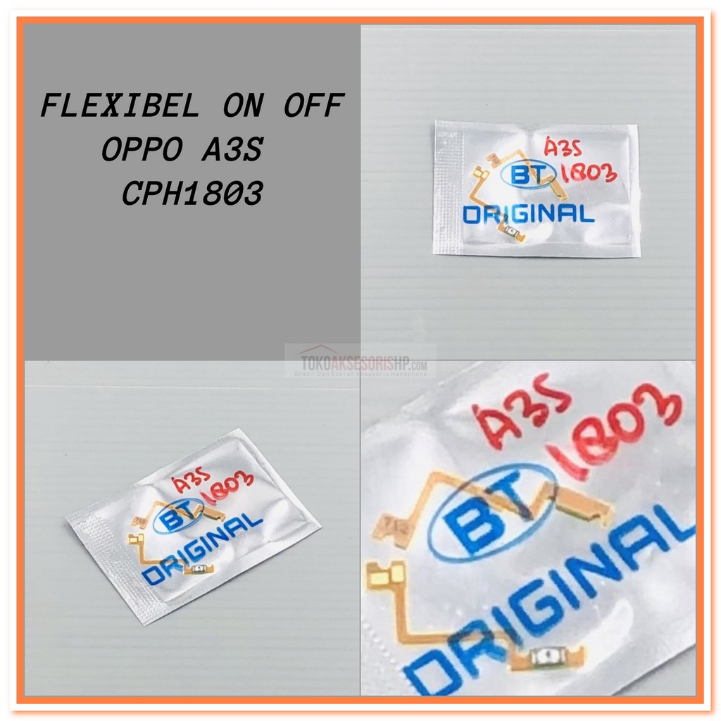 FLEXIBEL OPPO A3S CPH1803 / FLEXIBLE OPPO A3S / FLEXIBEL OPPO CPH1803