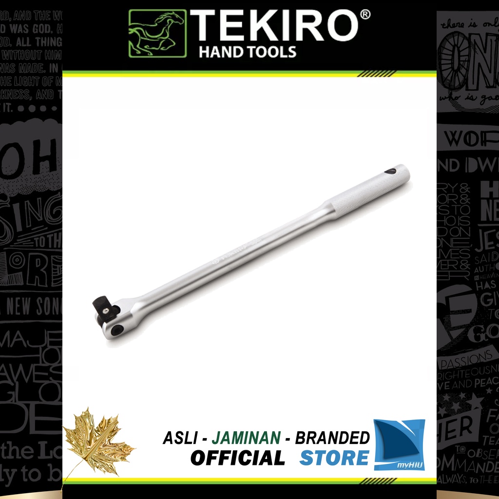 Gagang Soket Fleksibel 1/4&quot;, 3/8&quot; atau 1/2&quot; inch DR. / Kunci Flexible Handle Mata Sock Socket TEKIRO