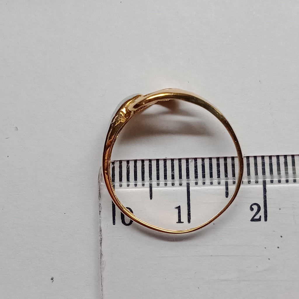 Cincin emas 17k - 1.3 gr kadar 750 - 4185