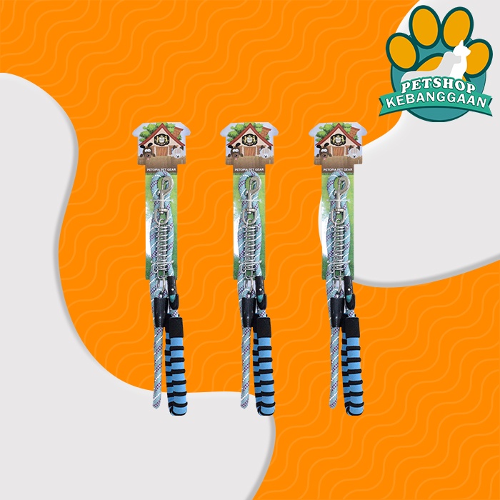 Harnes Nilon Tali Tuntun Kucing Anjing Hewan Harness Nylon LED 551