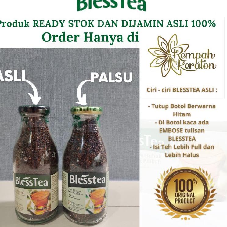 

✩ Blesstea Teh Hitam Botol DiJamin ASLI isi 110gr ☺