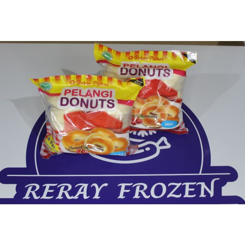 

PELANGI DONUTS DONAT FROZEN isi 21 mini