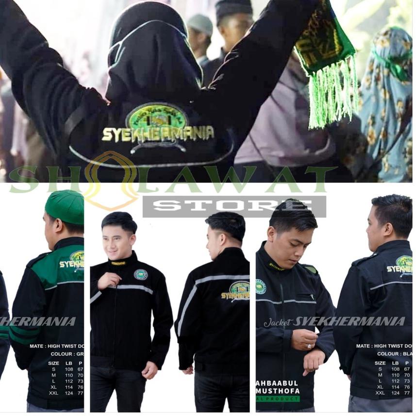 Diskon✔️✔️-[FREE ONGKIR] JAKET SYEKHERMANIA, JAKET SYEKHERMANIA ORIGINAL, JAKET SHOLAWAT, JAKET SHOL