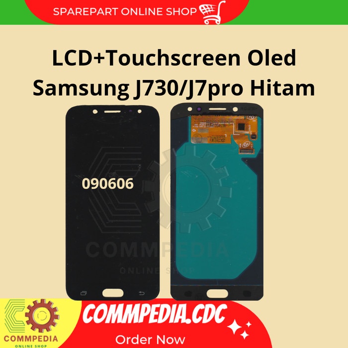 LCD Samsung J730/J7 Pro 2017 Oled Touchscreen - Hitam Berkualitas