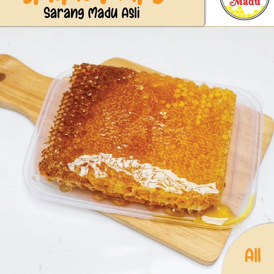 

♂ Sarang Lebah Asli Comb honey murni 500g ➩