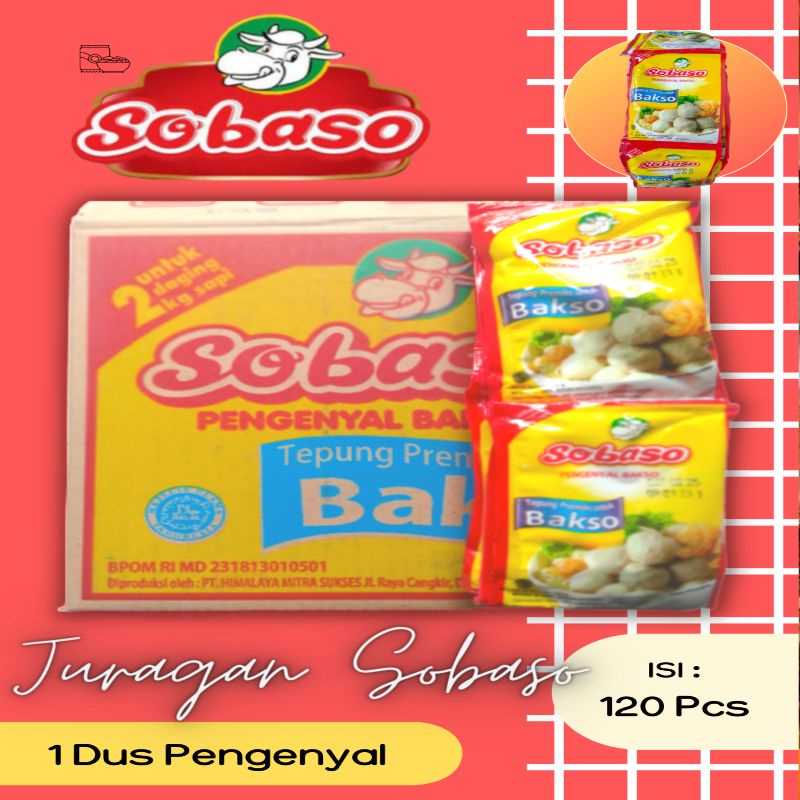 

Tepung Bakso Pengeyal 32 Gram SOBASO 1 Dus