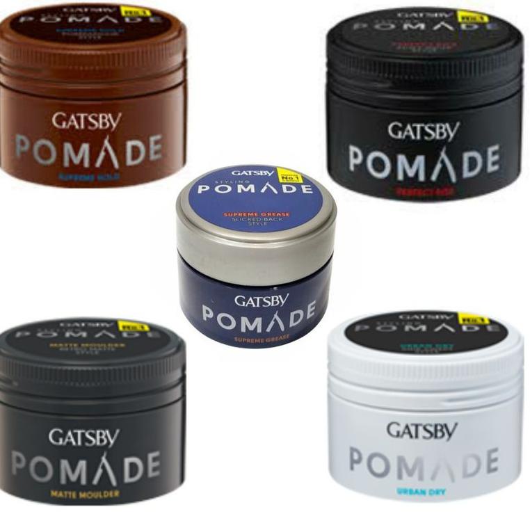 W91 GATSBY STYLING POMADE 80g 75g 30g | GATSBY HAIR STYLING POMADE | GATSBY POMADE | MINYAK RAMBUT G