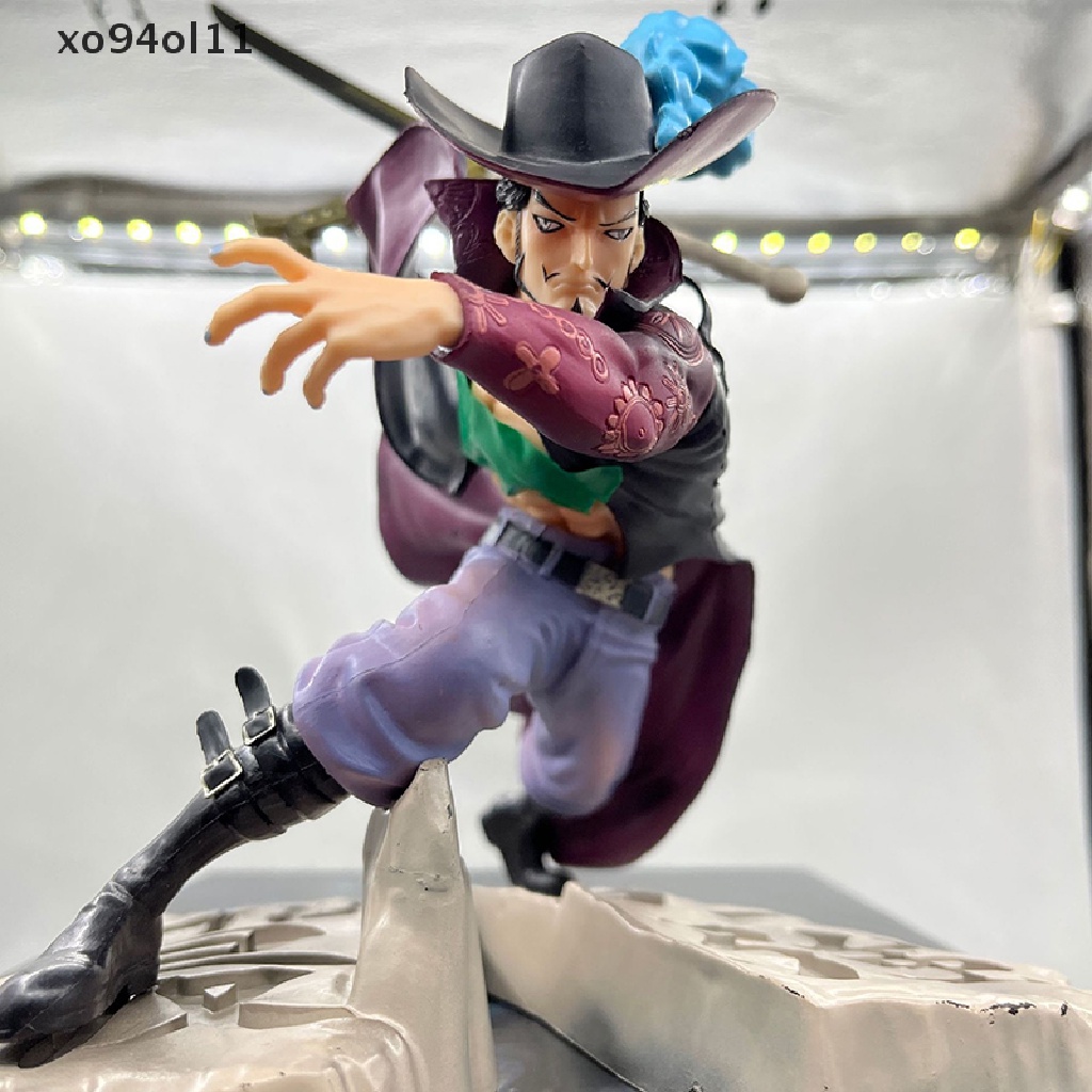 Xo Anime One Piece Figure Combat ver. Patung Dracule Mihawk Model Action Figure OL