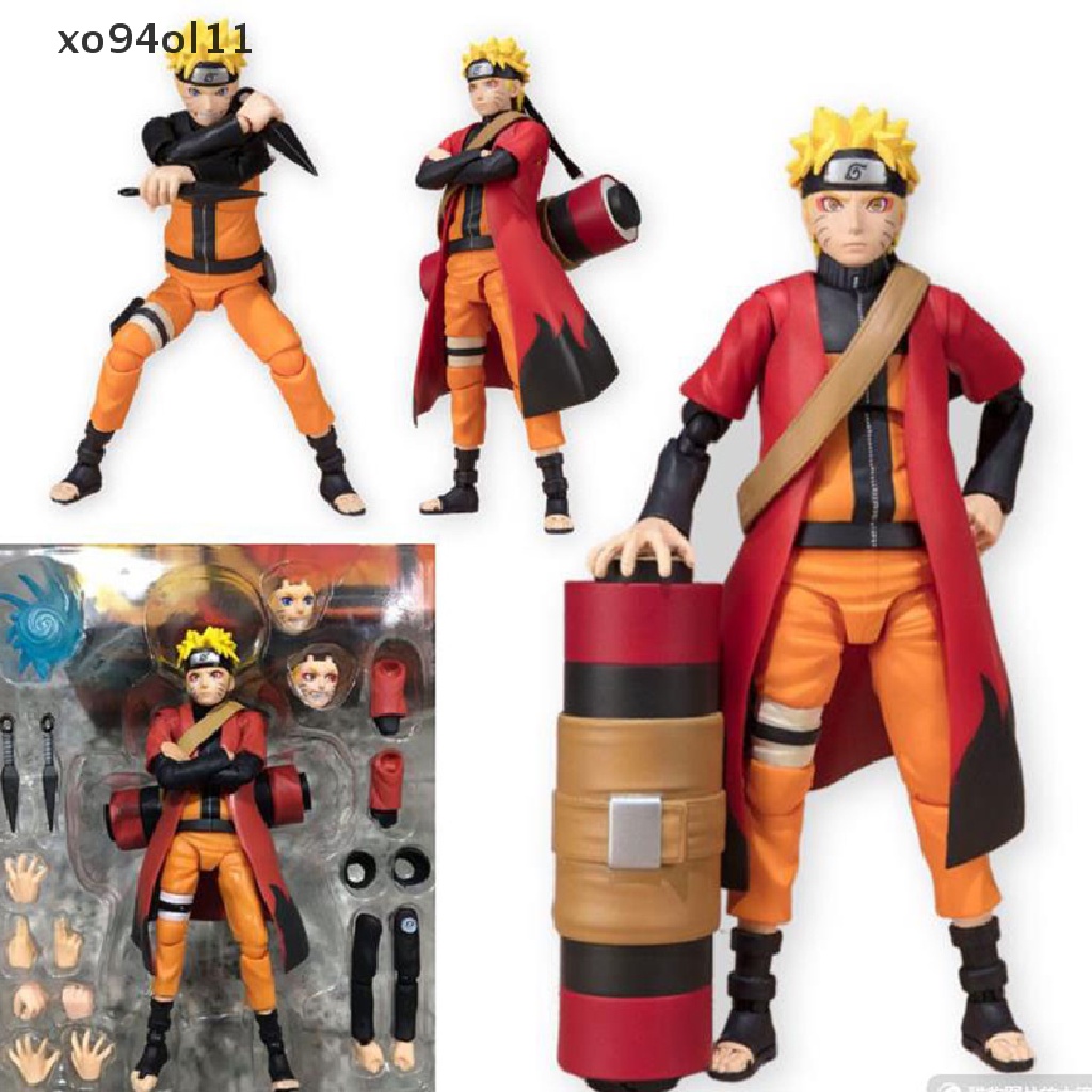 Xo Anime Uzumaki Naruto Action Figure Perubahan Wajah Figurine Sendi Bergerak Mainan Keren OL