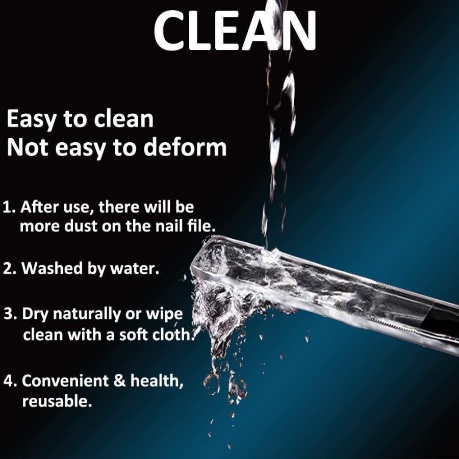 Alat kikir Kuku pengikir pengkilap kaca file buffer Shiner Nano Glass