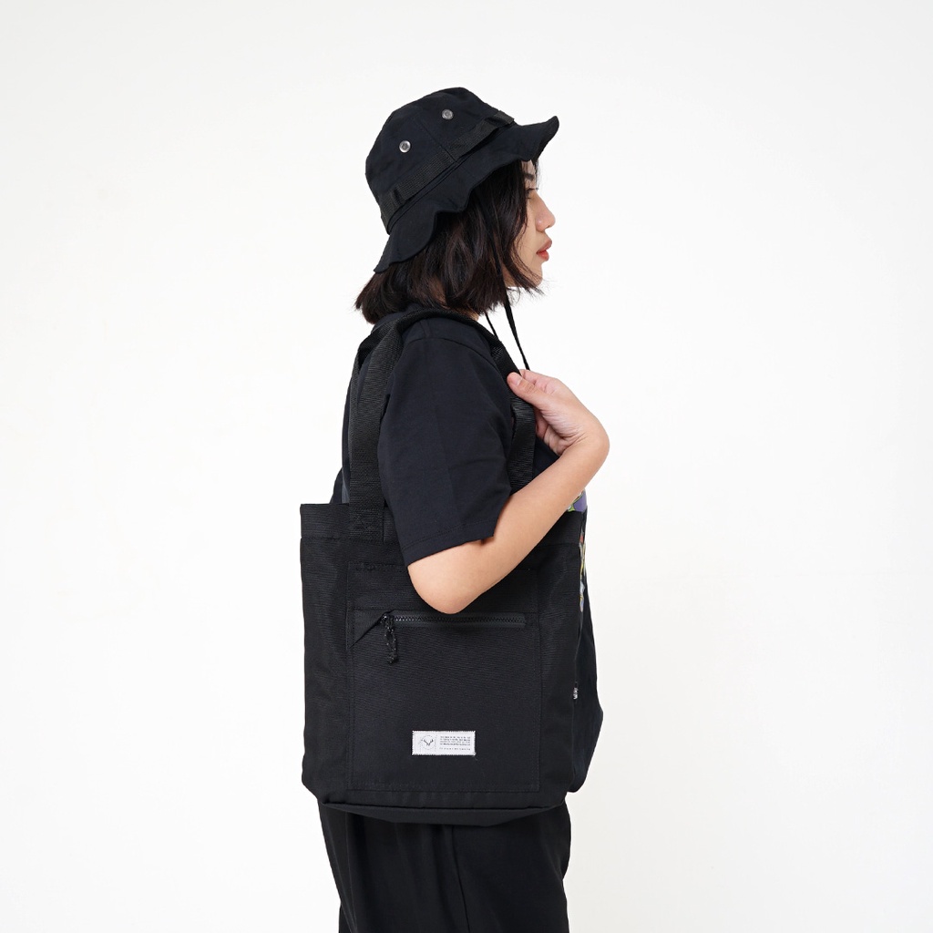 Whoopculture &quot;Hutch&quot; Black Tote Bag