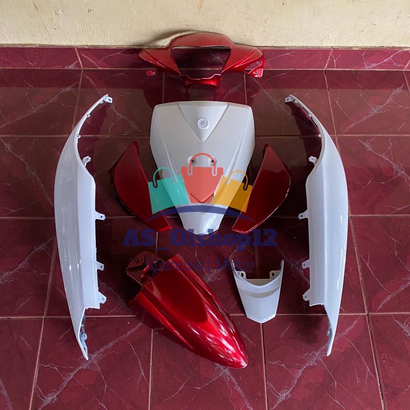 FULL BODY ALUS MIO J PUTIH MERAH