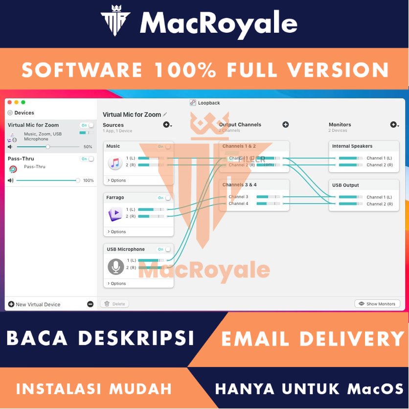 [MacOS] Loopback Full Version Lifetime Full Garansi