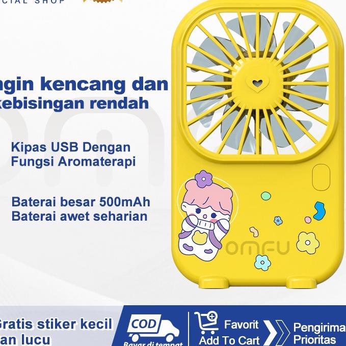 ✼ Omfu Kipas Angin Mini Kipas Aromaterapi Spray Kipas Angin Murah Portable Air Diffuser Aromatherapy